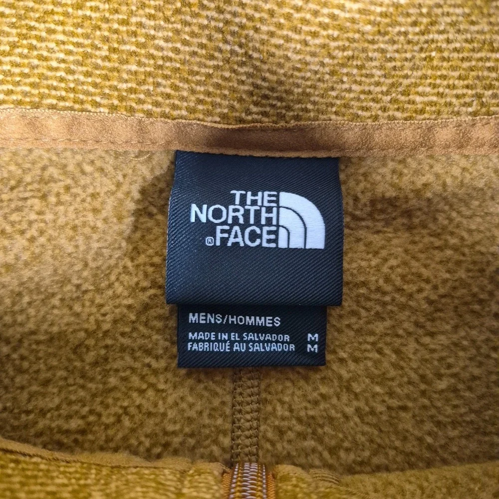 The North Face Textured Cap Rock 1/4 Zip Pullover Men's‎ Medium Tan Casual NWT
